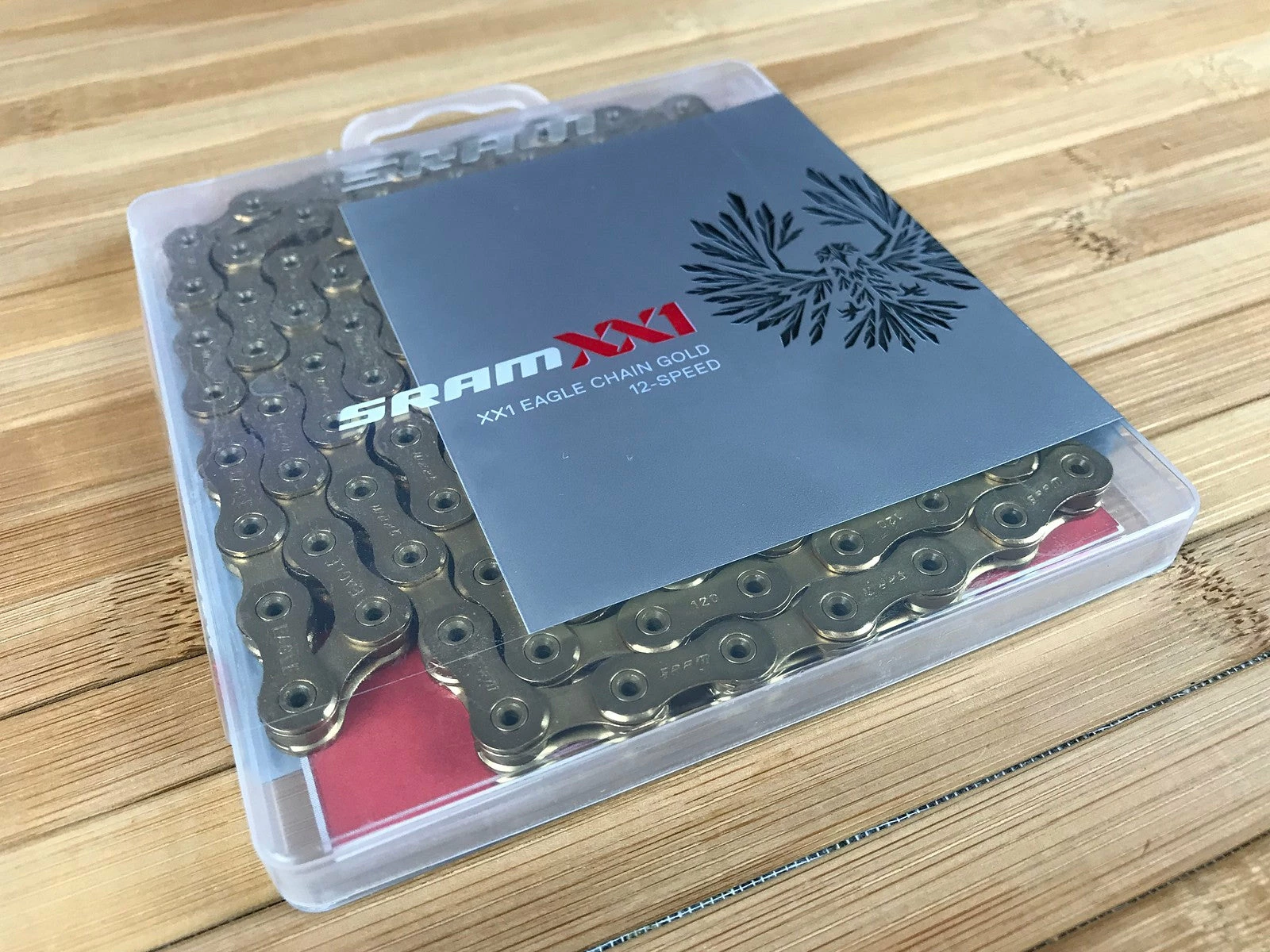 SRAM Kette XX1 Eagle Hollow Pin Gold 12-fach 4 SRAM Kette XX1 Eagle Hollow Pin Gold 12-fach – Bild 2