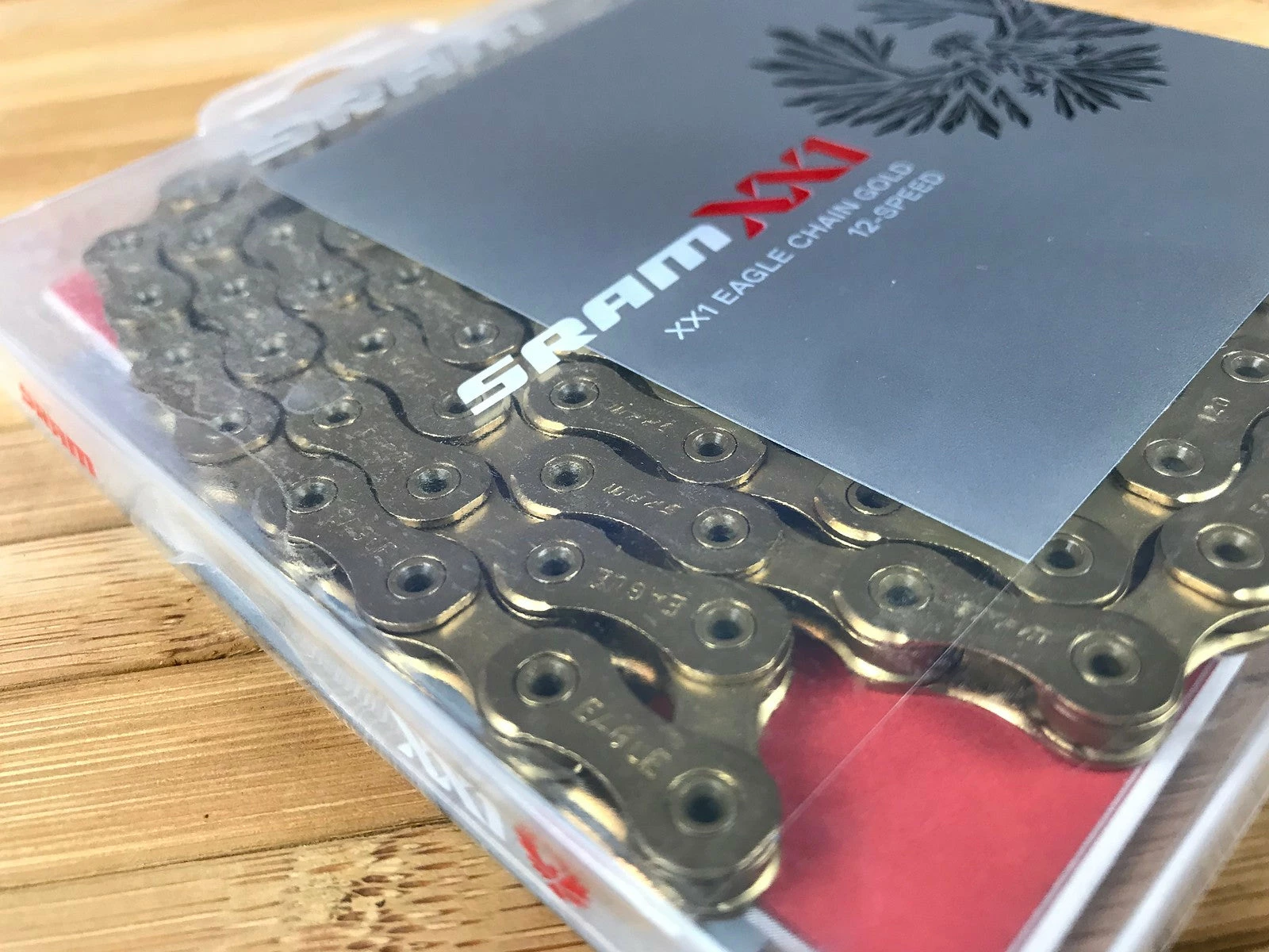 SRAM Kette XX1 Eagle Hollow Pin Gold 12-fach 7 SRAM Kette XX1 Eagle Hollow Pin Gold 12-fach – Bild 5
