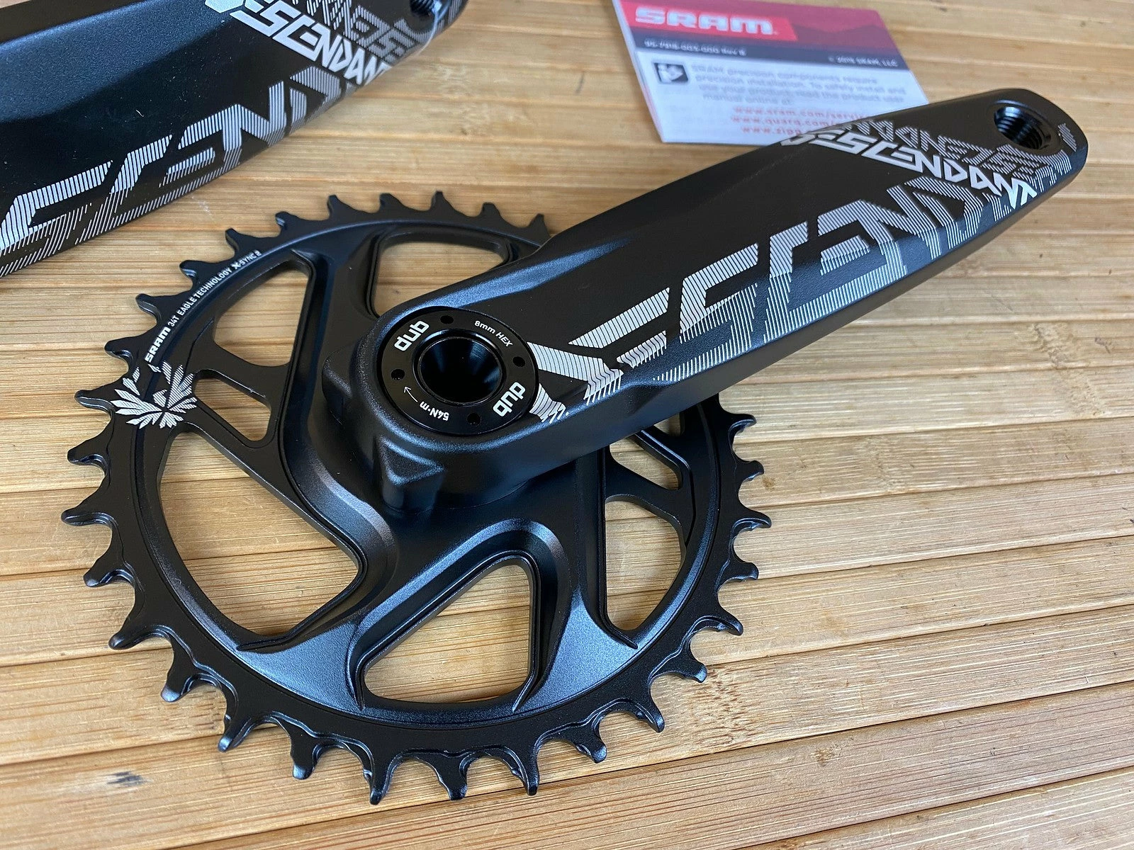 SRAM Descendant All Downhill Kurbel 83mm DUB 165mm 4 SRAM Descendant All Downhill Kurbel 83mm DUB 165mm – Bild 2