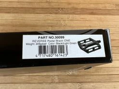 Reverse Components Black One Plattformpedale / Pedale Schwarz/hellgrün -Pedal-Verkäufe IMG 0281