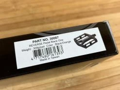 Reverse Components Black One Plattformpedale / Pedale Schwarz/orange -Pedal-Verkäufe IMG 0320