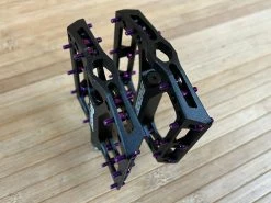 Reverse Components Black One Plattformpedale / Pedale Schwarz/lila -Pedal-Verkäufe IMG 0332