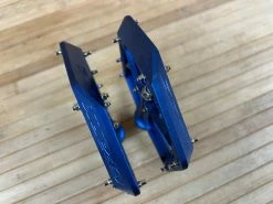 Spank Oozy Trail Reboot Pedale / Plattformpedale Blue -Pedal-Verkäufe IMG 0787