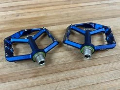 Spank Oozy Trail Reboot Pedale / Plattformpedale Blue -Pedal-Verkäufe IMG 0789