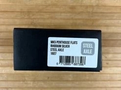 Burgtec MK5 Penthouse Flat Pedals / Pedale Silver Steel Axle -Pedal-Verkäufe IMG 1217 92a95290 042f 4f12 8064 b6590120205d