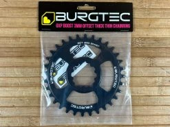 Burgtec SRAM GXP / DUB Boost Kettenblatt 3mm Offset Black 32T