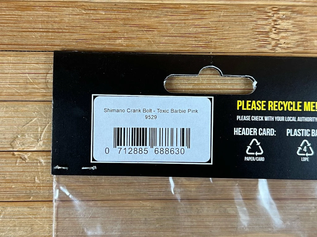 Burgtec Shimano Crank Bolt / Schraube Barbie Pink 6 Burgtec Shimano Crank Bolt / Schraube Barbie Pink – Bild 4