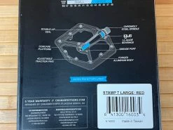 Crankbrothers Stamp 7 Large Pedale / Plattformpedale Rot -Pedal-Verkäufe IMG 1805