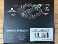 Crankbrothers Stamp 1 Large Pedale / Plattformpedale Schwarz -Pedal-Verkäufe IMG 1819