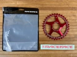 Race Face Kettenblatt Cinch 34T 10-12S Red