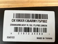 Race Face Next R Carbon Kurbelset 175mm 68/73mm Green -Pedal-Verkäufe IMG 7458