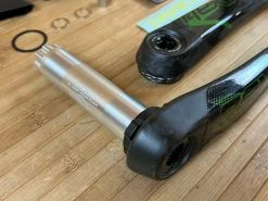 Race Face Next R Carbon Kurbelset 175mm 68/73mm Green -Pedal-Verkäufe IMG 7464