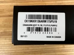 Race Face Next R Carbon Kurbelset 175mm 68/73mm Purple -Pedal-Verkäufe IMG 7467