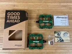 Reverse Components Escape Plattformpedale / Pedale Dunkelgrün